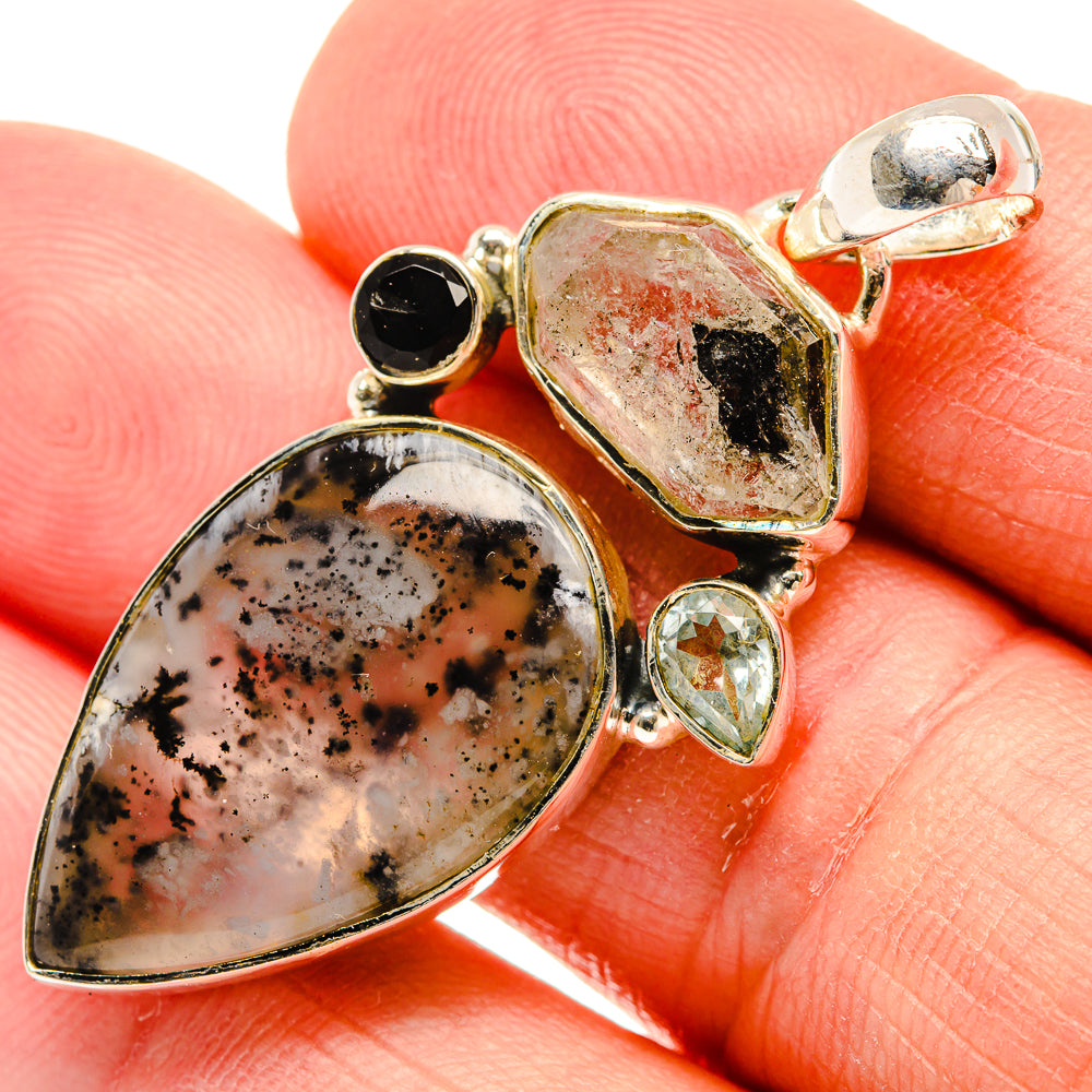 Tibetan Turquoise Pendants handcrafted by Ana Silver Co - PD31751