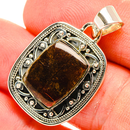 Green Tourmaline Pendants handcrafted by Ana Silver Co - PD31760