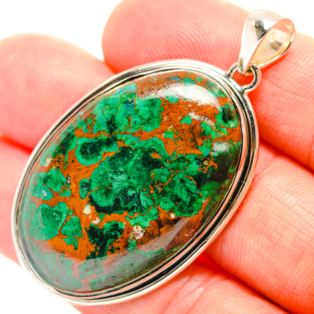 Mexican Fire Agate Pendants handcrafted by Ana Silver Co - PD31771