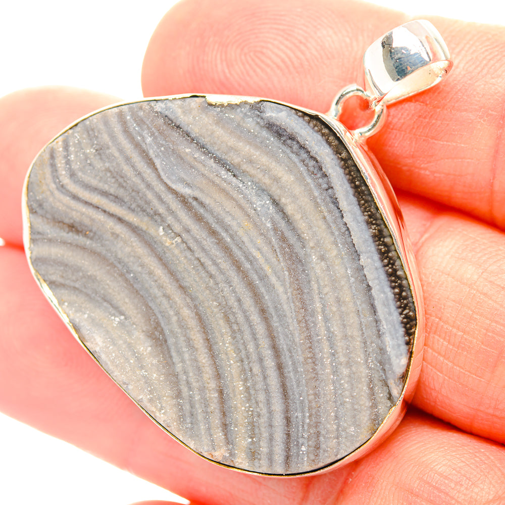 Kingman Pink Dahlia Turquoise Pendants handcrafted by Ana Silver Co - PD31784
