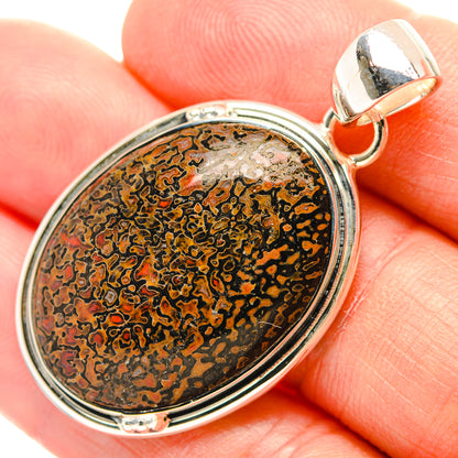 Green Copper Composite Turquoise Pendants handcrafted by Ana Silver Co - PD31801