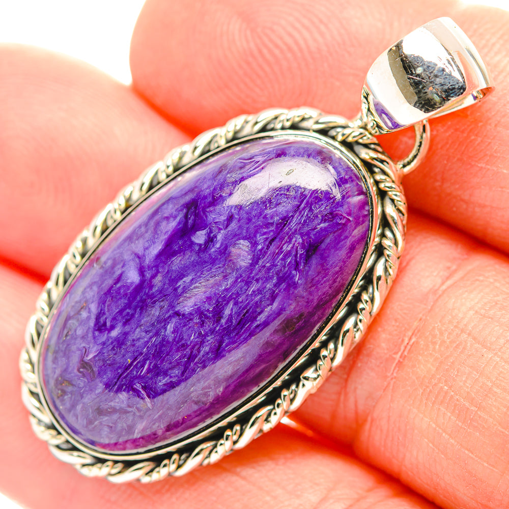 Ruby Zoisite Pendants handcrafted by Ana Silver Co - PD31808
