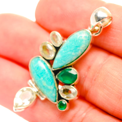 Rainbow Moonstone Pendants handcrafted by Ana Silver Co - PD31830