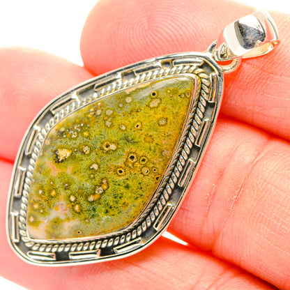 Azurite In Malachite Pendants handcrafted by Ana Silver Co - PD31835