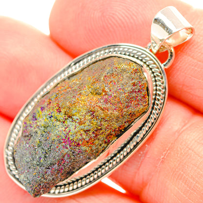 Dendritic Opal Pendants handcrafted by Ana Silver Co - PD31845