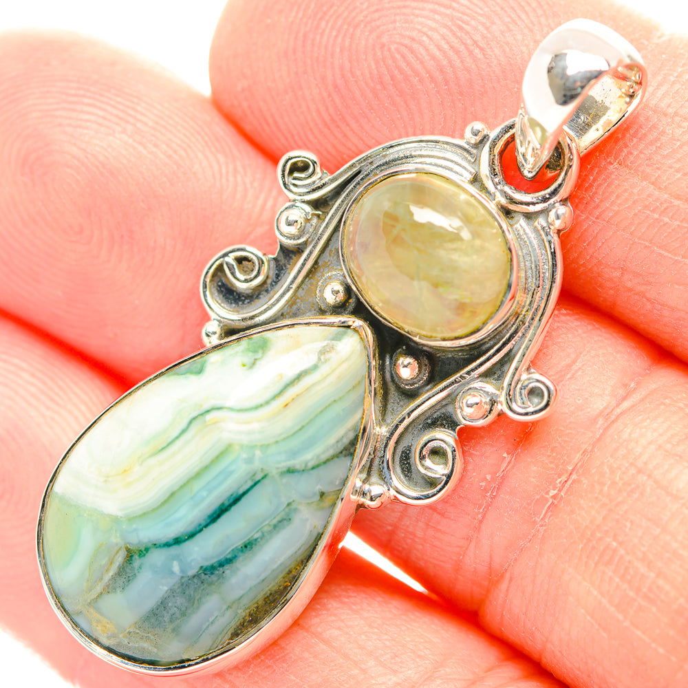 Ocean Jasper Pendants handcrafted by Ana Silver Co - PD31850