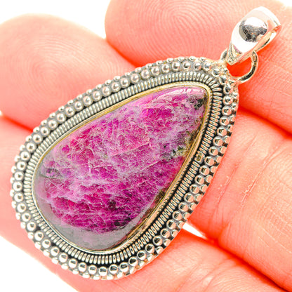 Ruby Fuchsite Pendants handcrafted by Ana Silver Co - PD31853