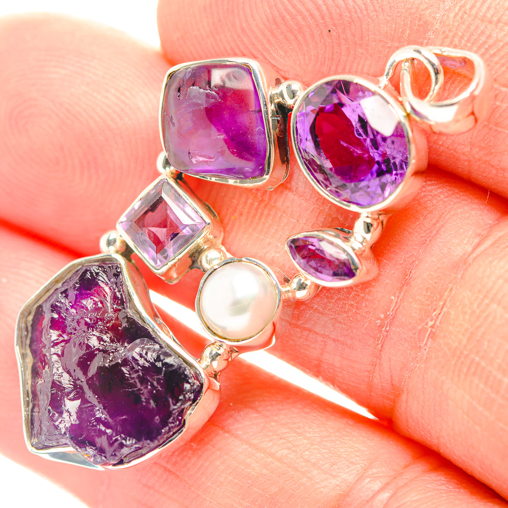 Amethyst Pendants handcrafted by Ana Silver Co - PD31864