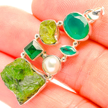 Chrome Diopside Pendants handcrafted by Ana Silver Co - PD31866