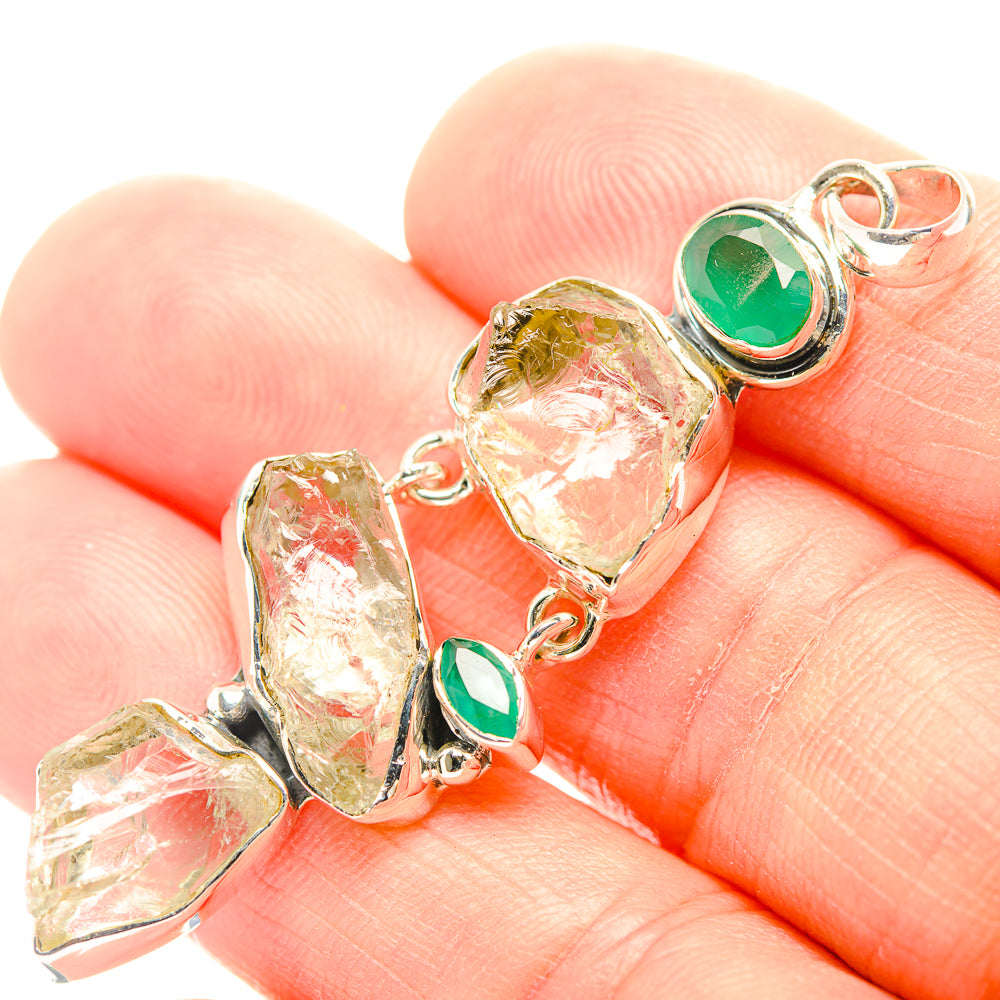 Rainbow Moonstone Pendants handcrafted by Ana Silver Co - PD31868