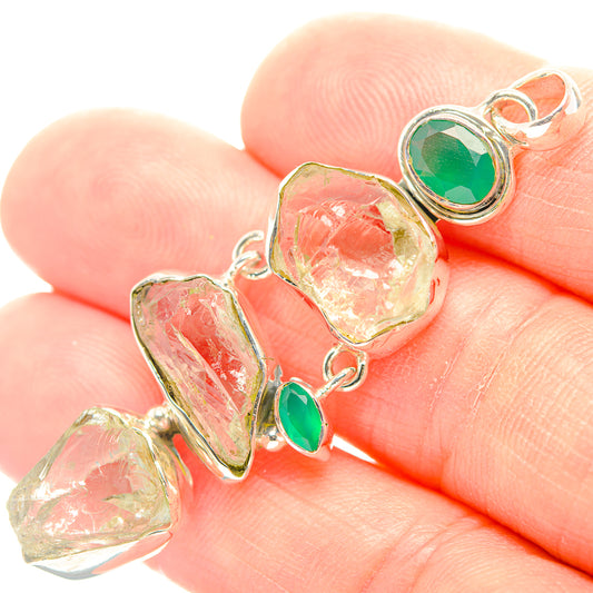 Green Amethyst Pendants handcrafted by Ana Silver Co - PD31869