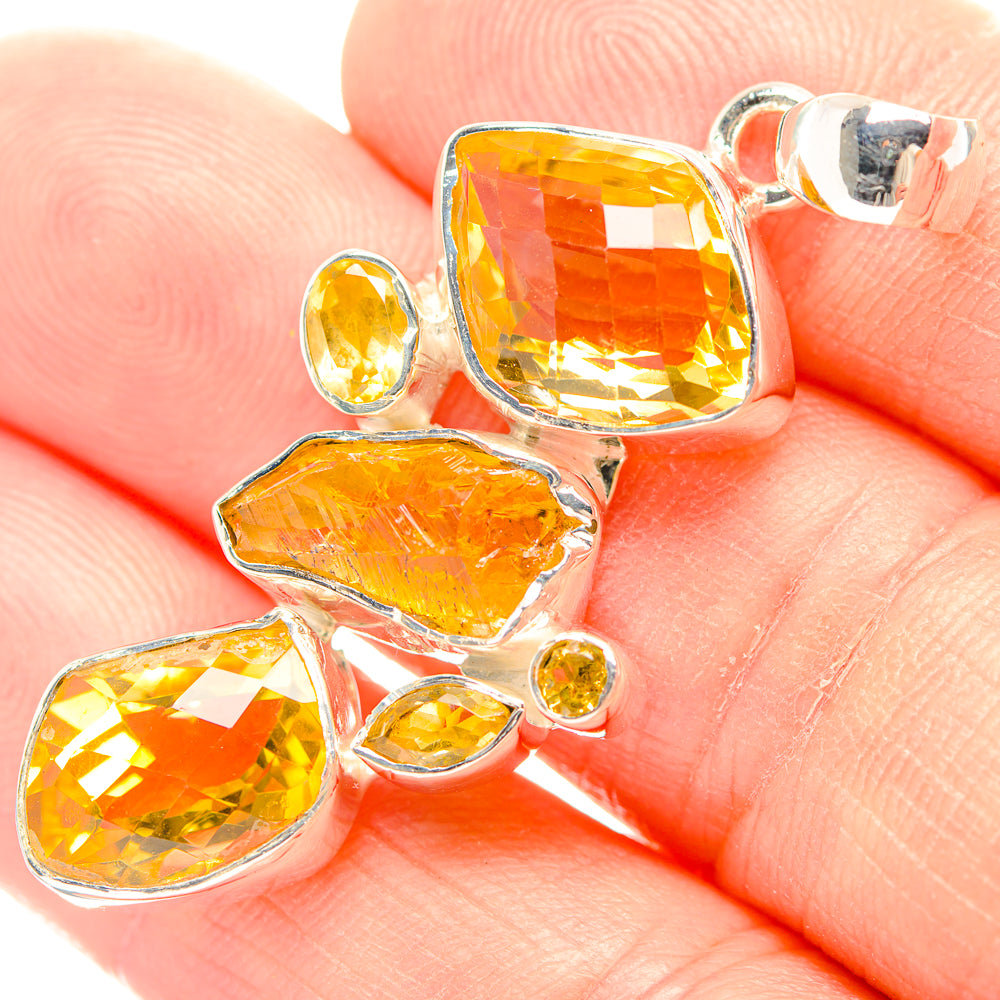 Citrine Pendants handcrafted by Ana Silver Co - PD31870