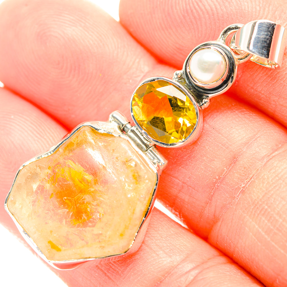 Citrine Pendants handcrafted by Ana Silver Co - PD31873