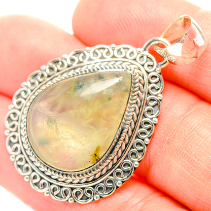 Prehnite Pendants handcrafted by Ana Silver Co - PD31879