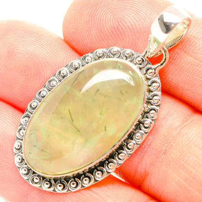 Prehnite Pendants handcrafted by Ana Silver Co - PD31880