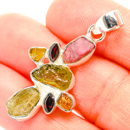 Tourmaline Pendants handcrafted by Ana Silver Co - PD31891