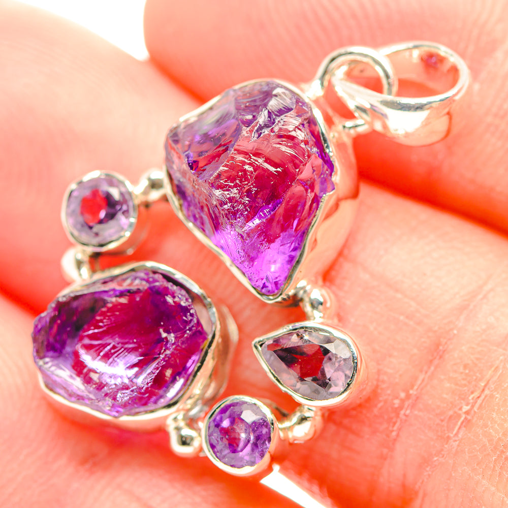 Amethyst Pendants handcrafted by Ana Silver Co - PD31893
