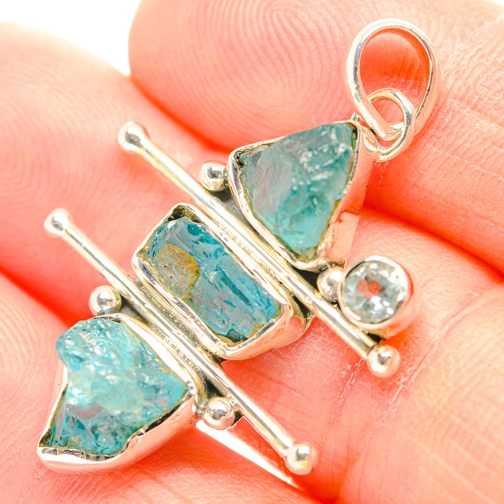 Apatite Pendants handcrafted by Ana Silver Co - PD31894