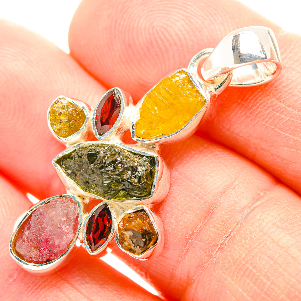 Tourmaline Pendants handcrafted by Ana Silver Co - PD31897