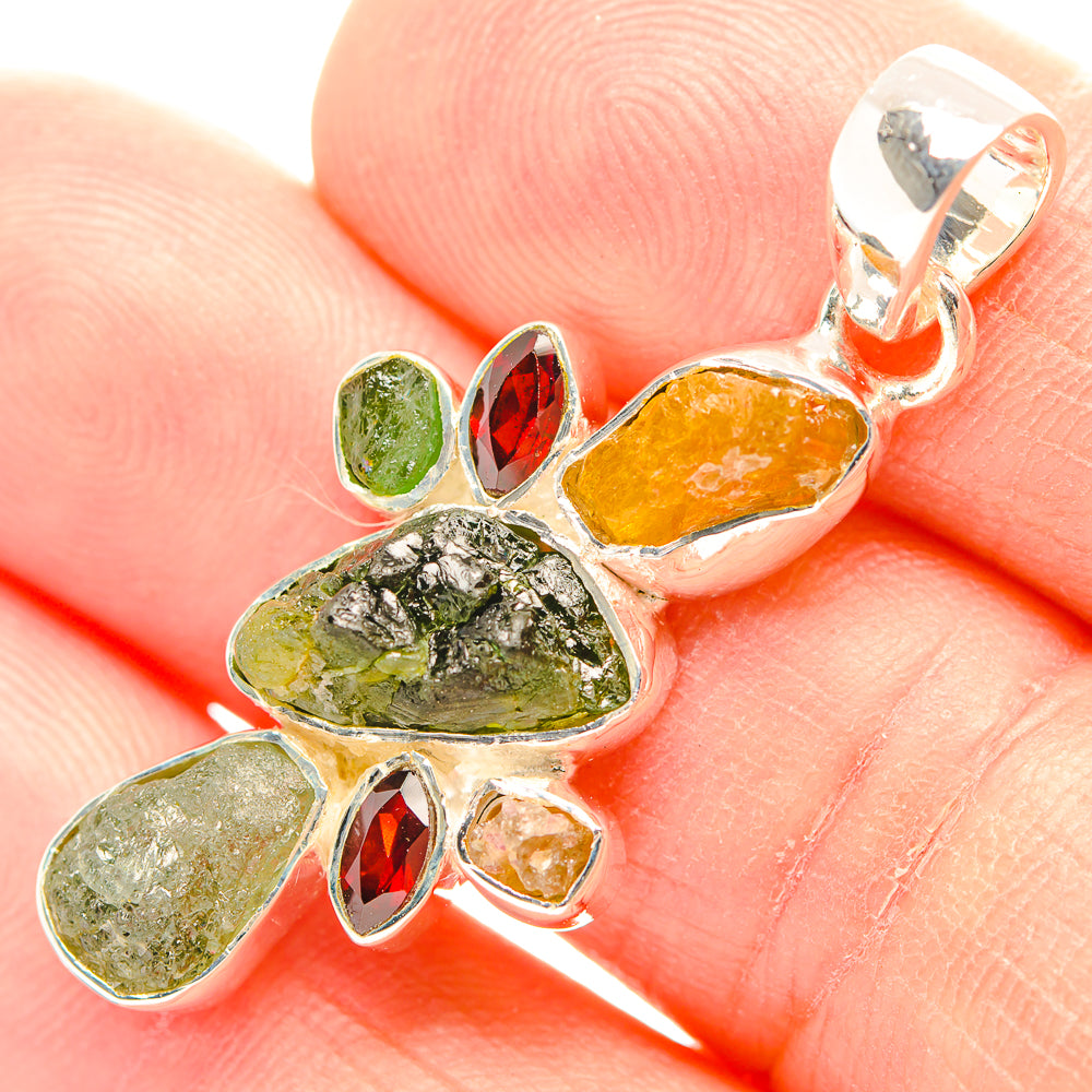Tourmaline Pendants handcrafted by Ana Silver Co - PD31902