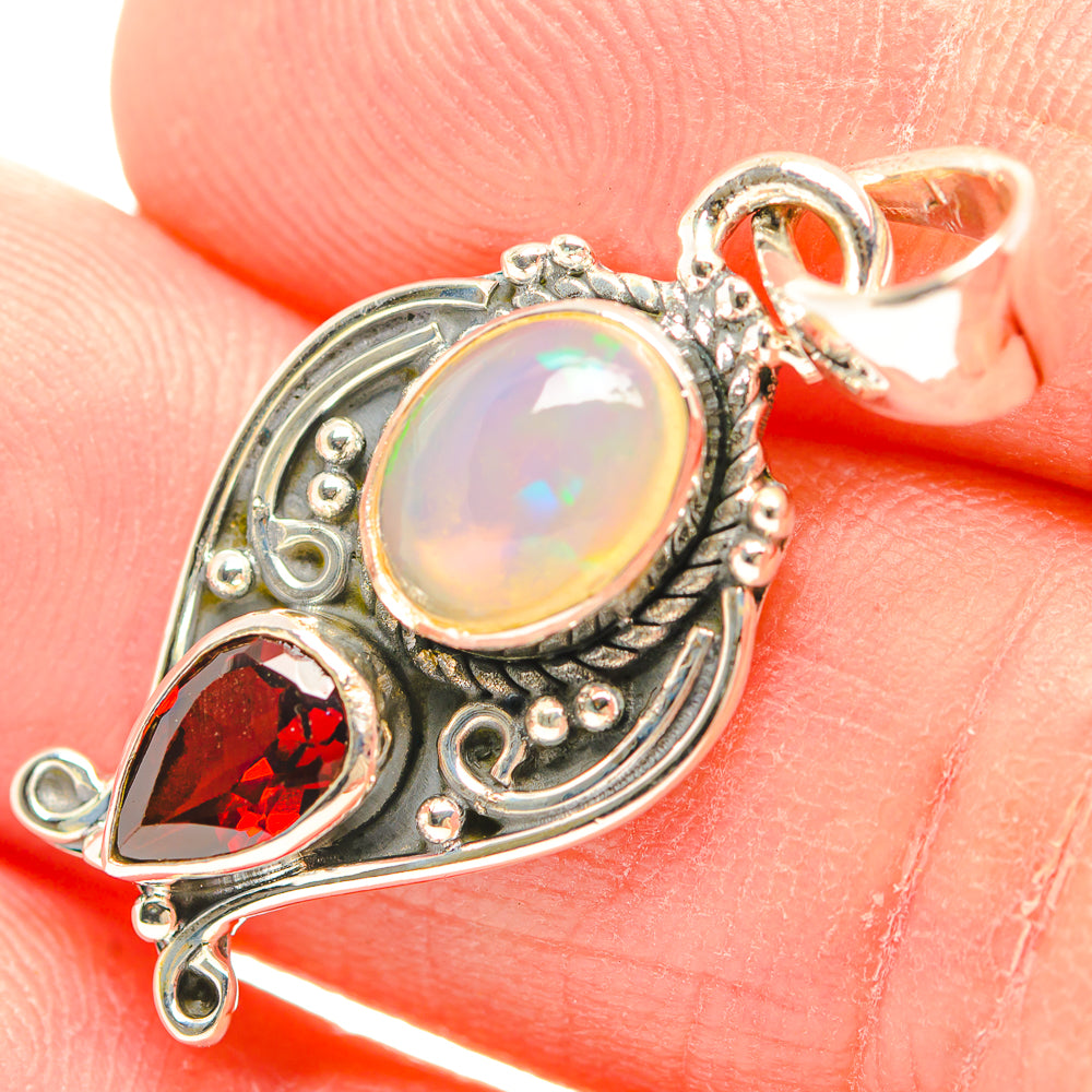 Ethiopian Opal Pendants handcrafted by Ana Silver Co - PD31916