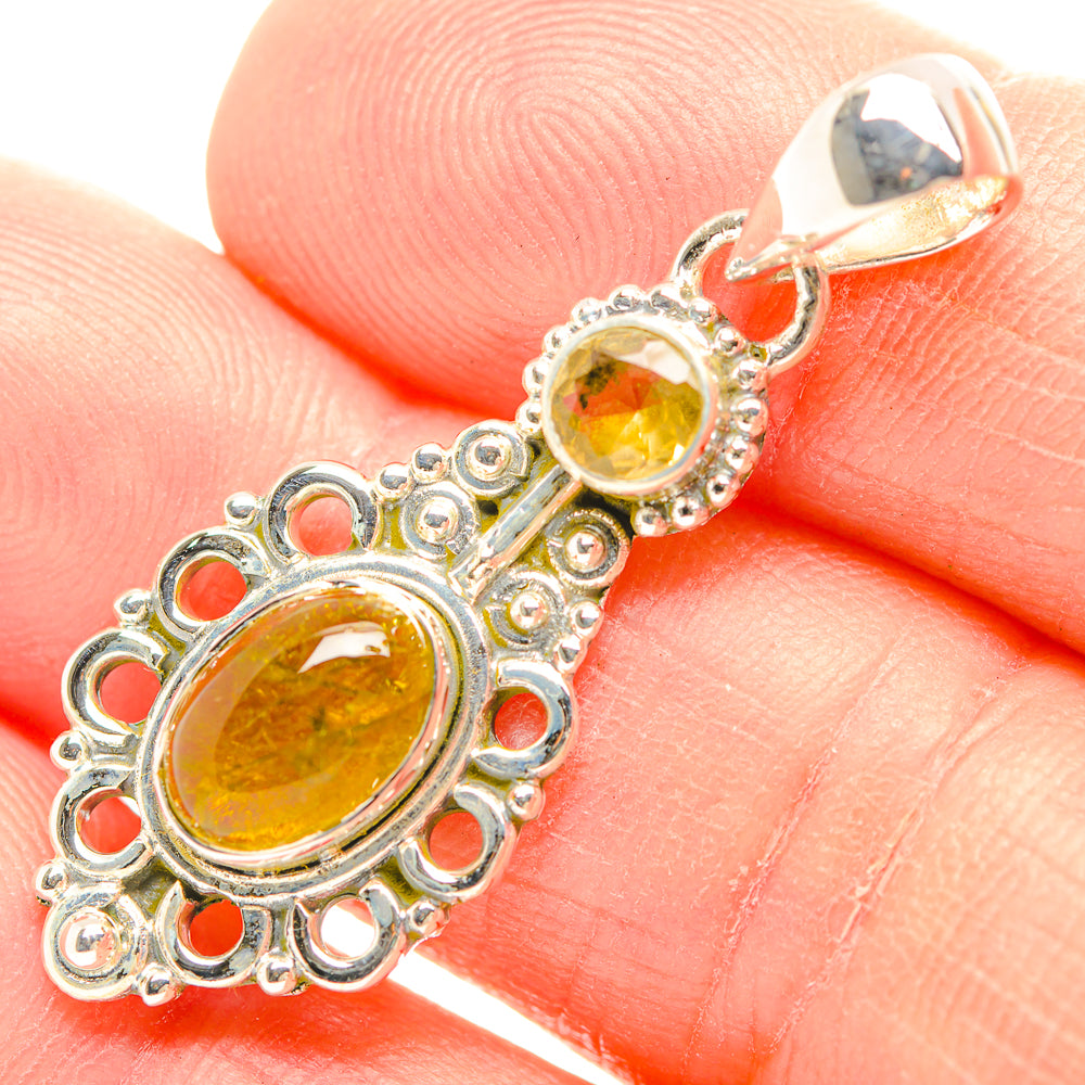 Citrine Pendants handcrafted by Ana Silver Co - PD31920