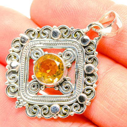 Citrine Pendants handcrafted by Ana Silver Co - PD31925