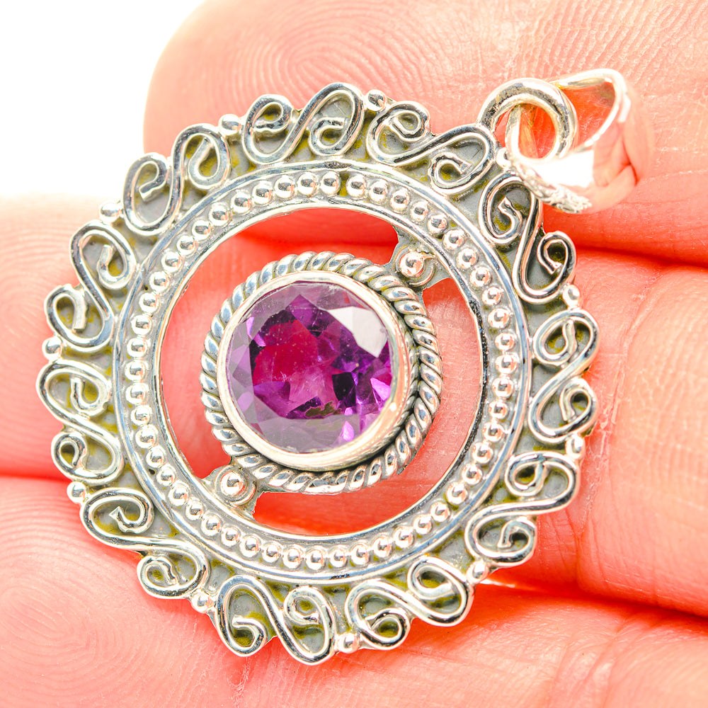 Amethyst Pendants handcrafted by Ana Silver Co - PD31930