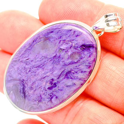 Charoite Pendants handcrafted by Ana Silver Co - PD31933