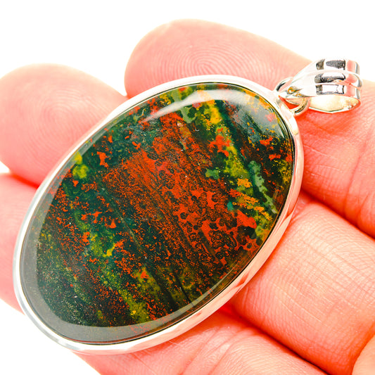 Bloodstone Pendants handcrafted by Ana Silver Co - PD31934