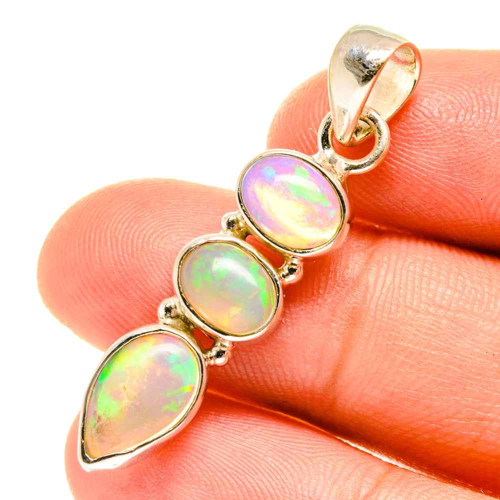 Ethiopian Opal Pendants handcrafted by Ana Silver Co - PD3194