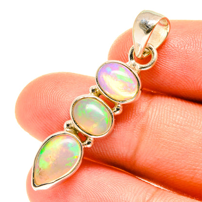 Ethiopian Opal Pendants handcrafted by Ana Silver Co - PD3194