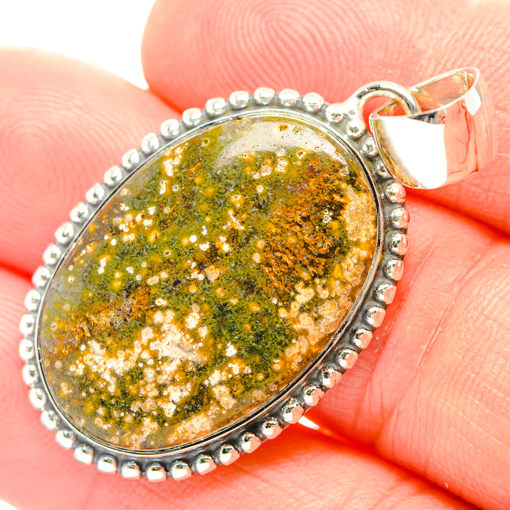 Ocean Jasper Pendants handcrafted by Ana Silver Co - PD31951