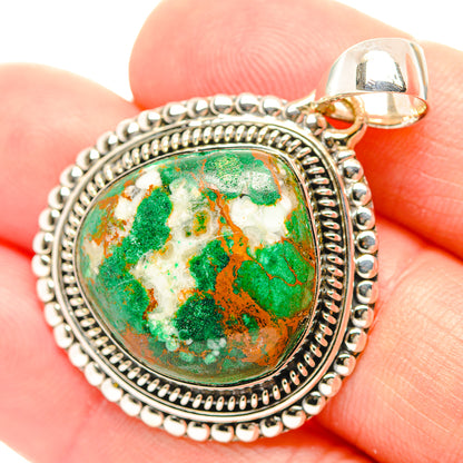 Chrysocolla Pendants handcrafted by Ana Silver Co - PD31955