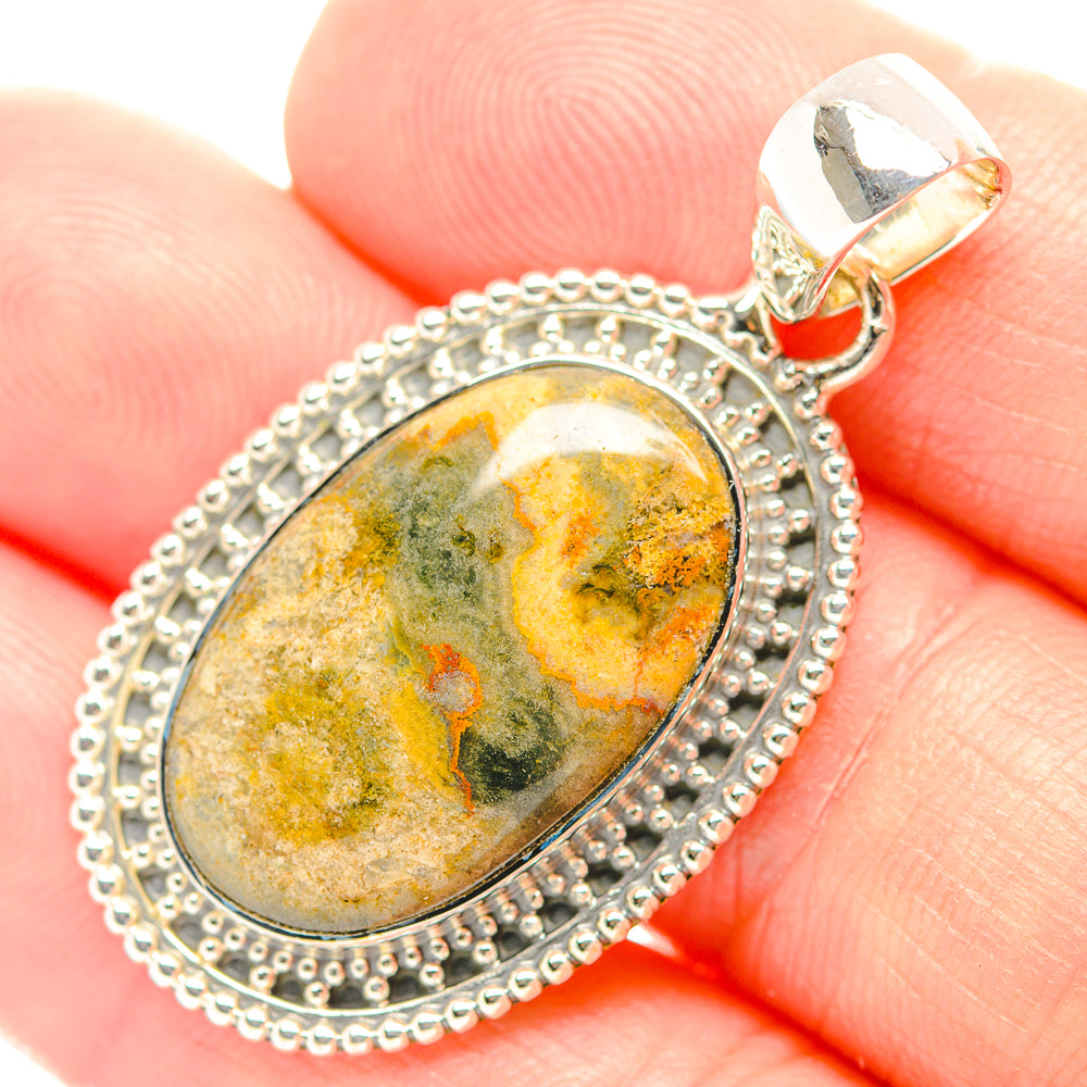 Ocean Jasper Pendants handcrafted by Ana Silver Co - PD31960