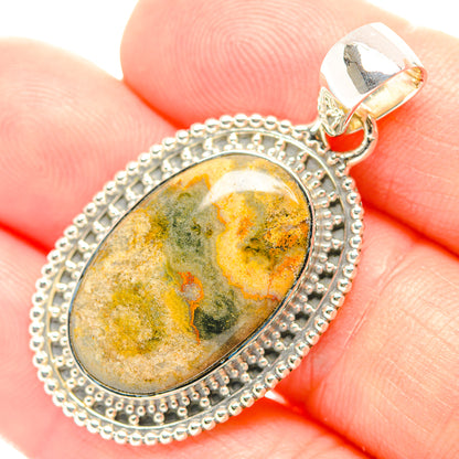 Ocean Jasper Pendants handcrafted by Ana Silver Co - PD31960