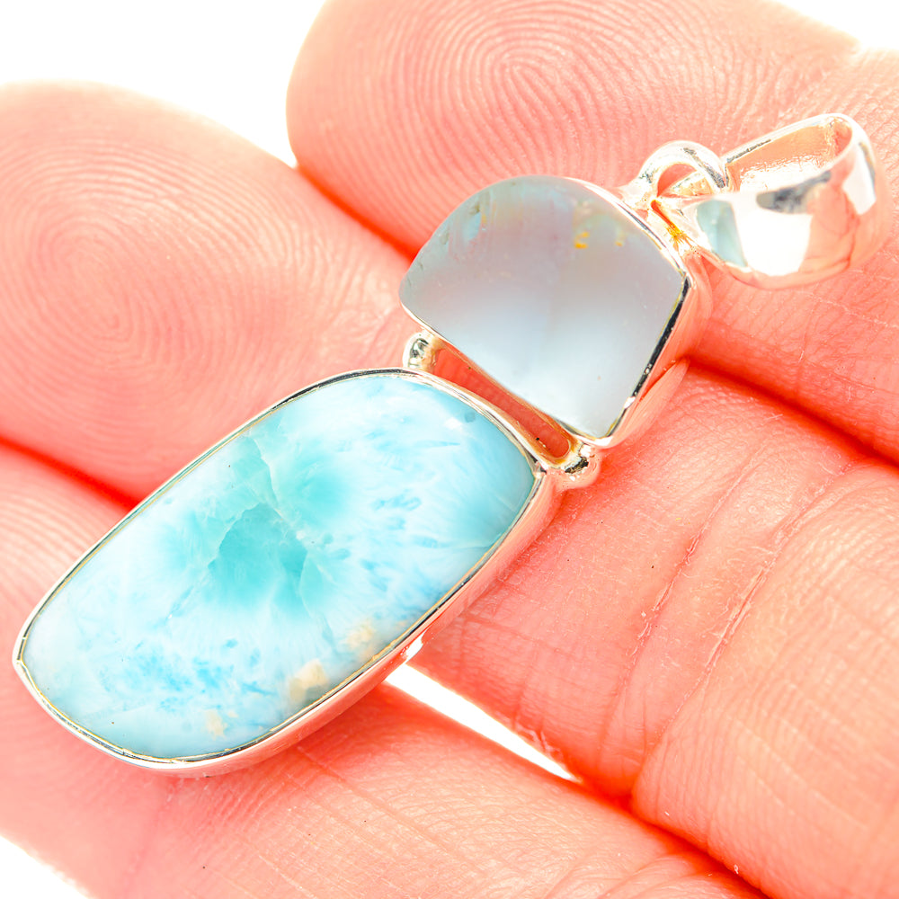 Larimar Pendants handcrafted by Ana Silver Co - PD31965