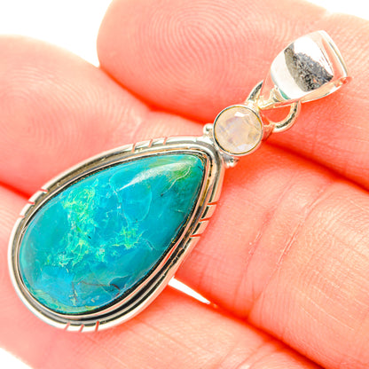 Chrysocolla Pendants handcrafted by Ana Silver Co - PD31979