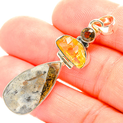 Astrophyllite Pendants handcrafted by Ana Silver Co - PD31981