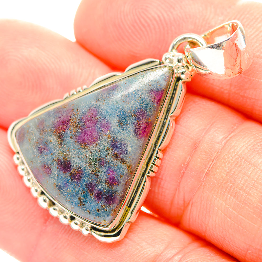Ruby Fuchsite Pendants handcrafted by Ana Silver Co - PD31983