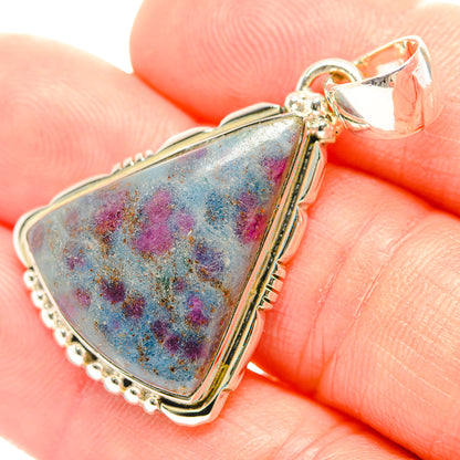Ruby Fuchsite Pendants handcrafted by Ana Silver Co - PD31983
