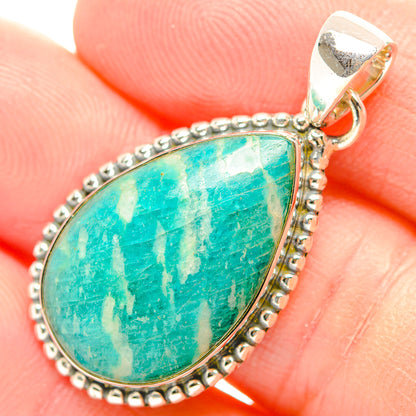 Amazonite Pendants handcrafted by Ana Silver Co - PD31986