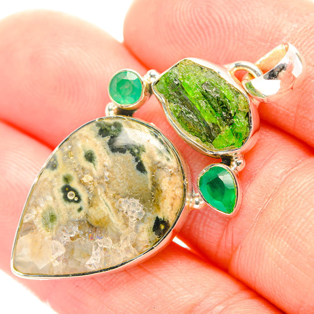 Ocean Jasper Pendants handcrafted by Ana Silver Co - PD32009