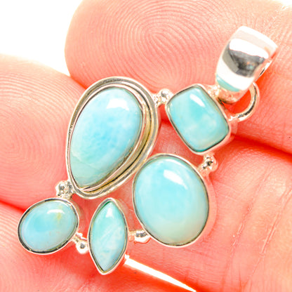 Larimar Pendants handcrafted by Ana Silver Co - PD32014