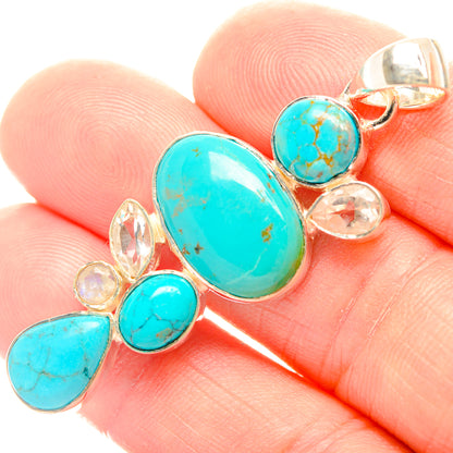 Chrysocolla Pendants handcrafted by Ana Silver Co - PD32023