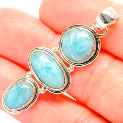 Larimar Pendants handcrafted by Ana Silver Co - PD32029