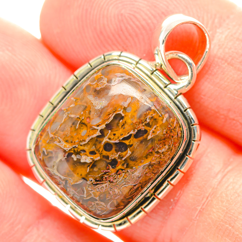 Dinosaur Bone Pendants handcrafted by Ana Silver Co - PD32037