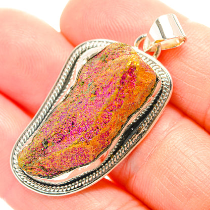 Peacock Ore Pendants handcrafted by Ana Silver Co - PD32047