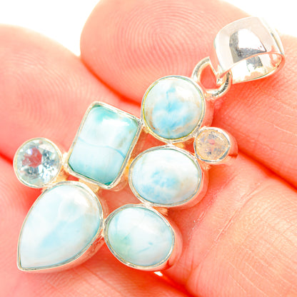 Larimar Pendants handcrafted by Ana Silver Co - PD32049