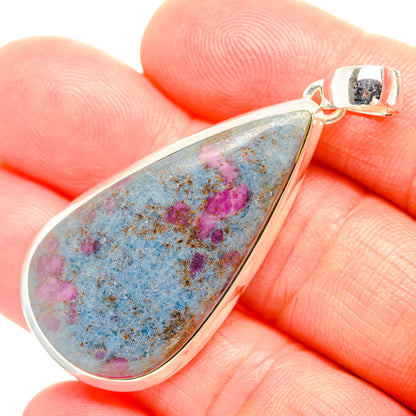Ruby Fuchsite Pendants handcrafted by Ana Silver Co - PD32074